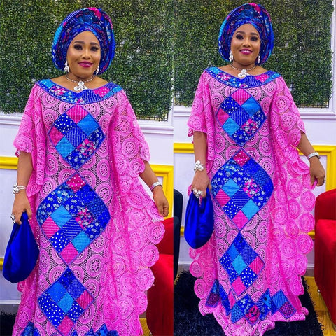 Evening Dress Women Dashiki Diamond African Clothes-WF01695-Veeddydropshipping