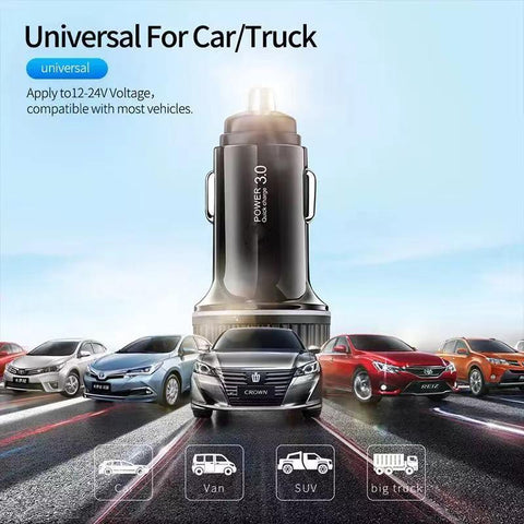 Dual Ports PD Car Charger USB C Quick Charge 3.0 USB-PA01143-Veeddydropshipping