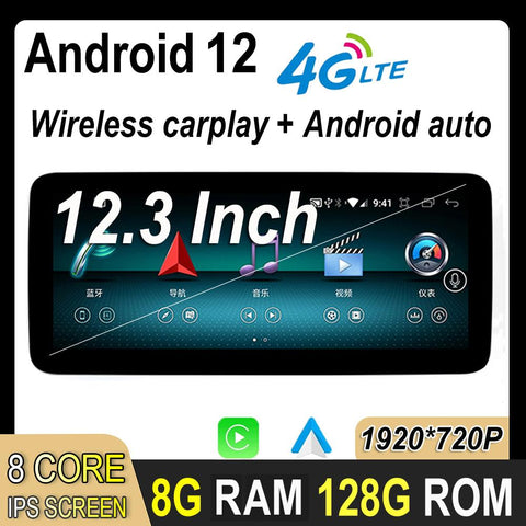 Car Radio GPS Navigation Video Android 12 For Mercedes-AM00665-Veeddydropshipping