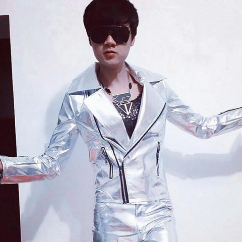 Jackets PU Leather Motorcycle Jackets Male Cosplay Jacket-MF01352-Veeddydropshipping