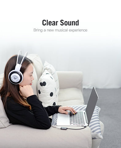 External Sound Card Adapter Microphone Speaker Audio Interface-CO00160-Veeddydropshipping
