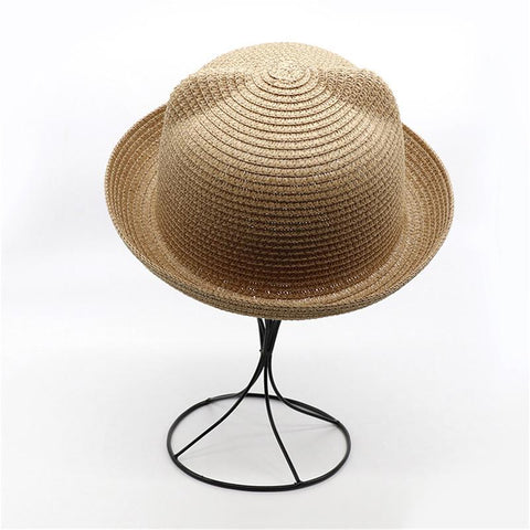Cute Baby Hat With Ears Summer Straw Mesh Baby Girl Boy Hat Kids Snapback-TB00476-Veeddydropshipping