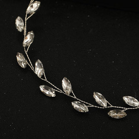 Headbands Wedding Handmade Crystal Women Hair Jewelry  -JW00509-Veeddydropshipping