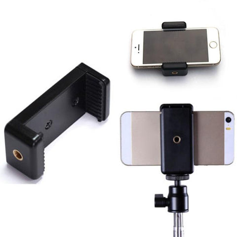 Universal Monopod Holder Clip for Mobile Bracket For Camera Tripod Mount-CE00503-Veeddydropshipping
