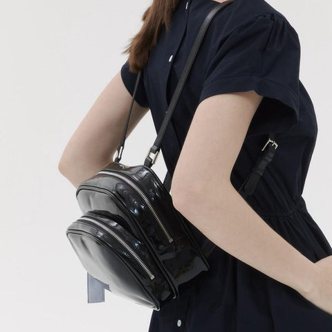 Small Backpack Patent Leather Girls Student Shoulder Bags Cute Solid-BS00068-Veeddydropshipping