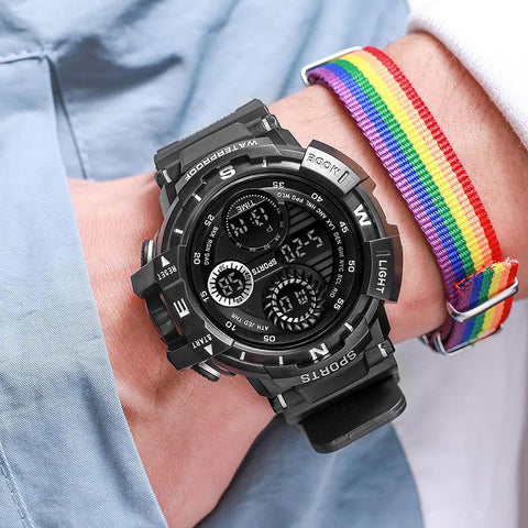 Fashion Sports Electronic Watch New Waterproof-JW00733-Veeddydropshipping
