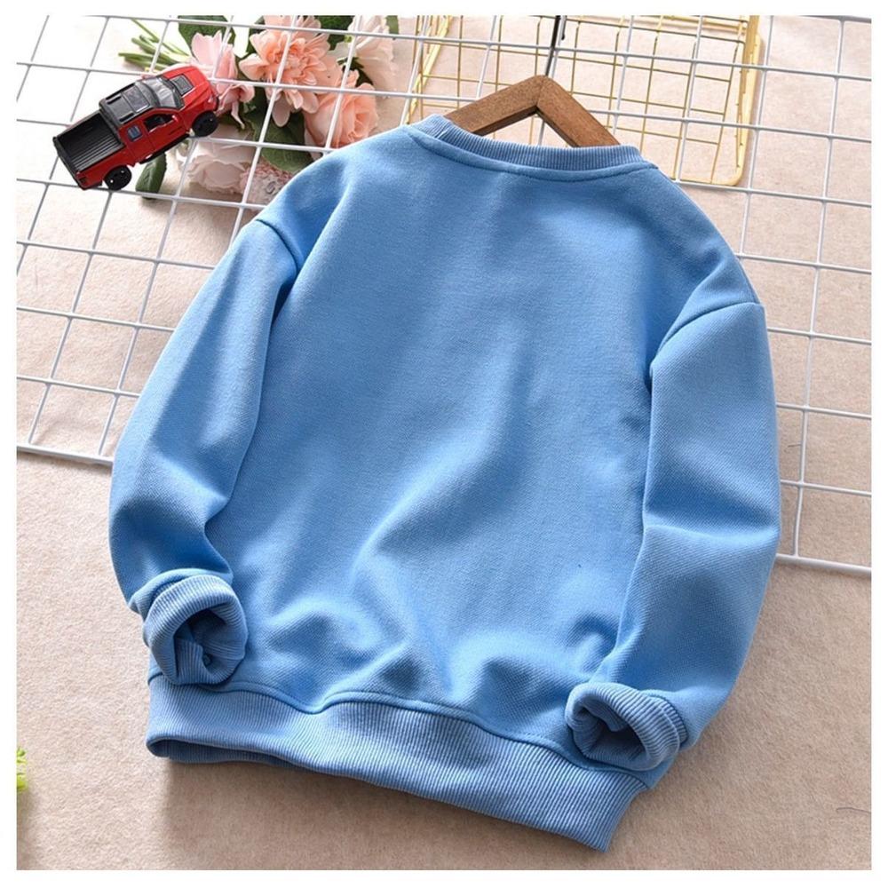 Spring Autumn Steel Print Bear Sweatshirt Boys Clothes-Veeddydropshipping