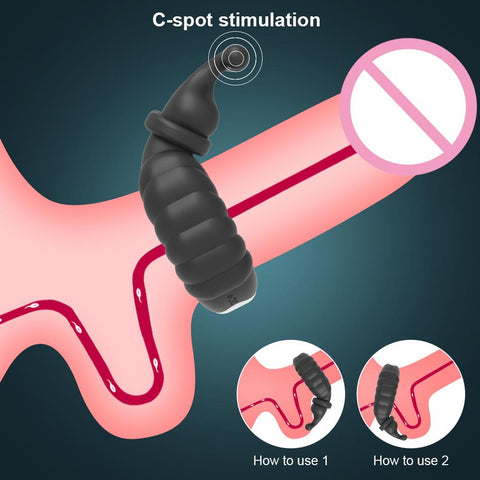 Vibrating Penis Ring Cock Ring with 10 Vibration Modes  Adult Sex Toy -BH01189-Veeddydropshipping