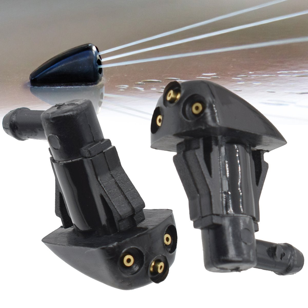 2x Front Windshield Washer Jet Nozzle For Toyota Prius Corolla Verso-AM00220-Veeddydropshipping