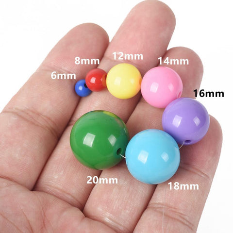 Round Opaque Beads Wholesale Crafts Findings for DIY Making-JW01499-Veeddydropshipping