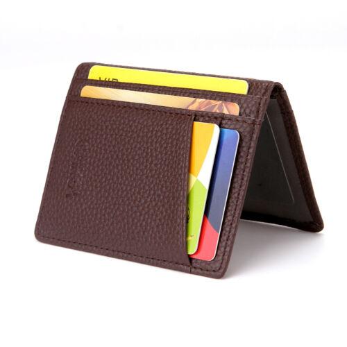 Leather Contactless Block Slim ID Credit-MF00783-Veeddydropshipping