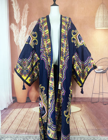 Fashion Europe Women Long Sleeve Duster Coat-WF01713-Veeddydropshipping