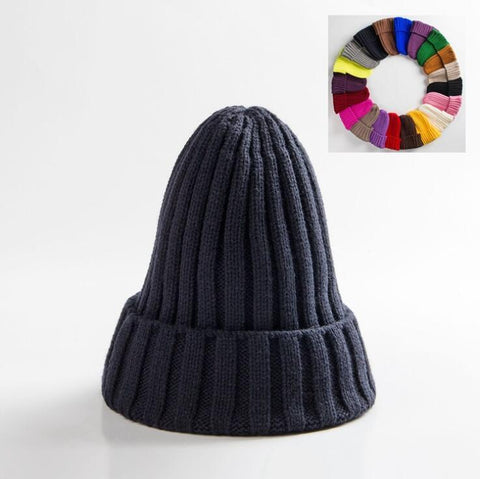 Warm Soft HIP HOP Knitted Hats Men Winter Caps-Veeddydropshipping