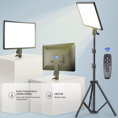 10/14inch LED Video Light Panel Bi-Color 3000K-6000K Photography Lighting-CE00417-Veeddydropshipping