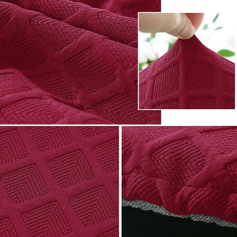 Ottoman Footstool Cover Round Stool Covers-HA00530-Veeddydropshipping