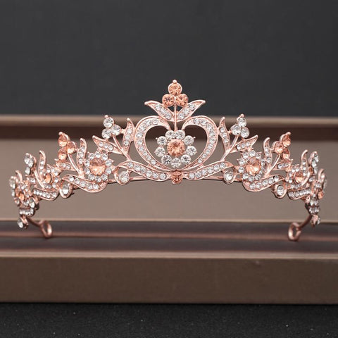 Wedding Crown Hair Jewelry Bridal Headpiece Hair Accessories -JW00461-Veeddydropshipping