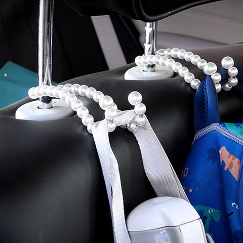 Pearl Hanger Car Hook Half Open Design Auto Hook Stainless Steel Car-AM01387-Veeddydropshipping