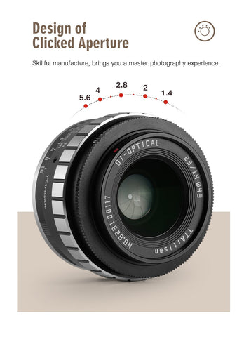 Manual Focus Camera Lens for Sony E Mount a6300 Fuji XA XT3 XE Canon -CE00489-Veeddydropshipping