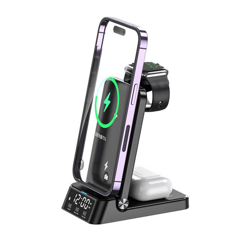 20W Wireless Charger Stand Clock 4 3 In 1 Fast-PA01080-Veeddydropshipping
