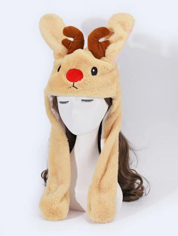 Rabbit Hats Plush Ears Activity-MF00867-Veeddydropshipping