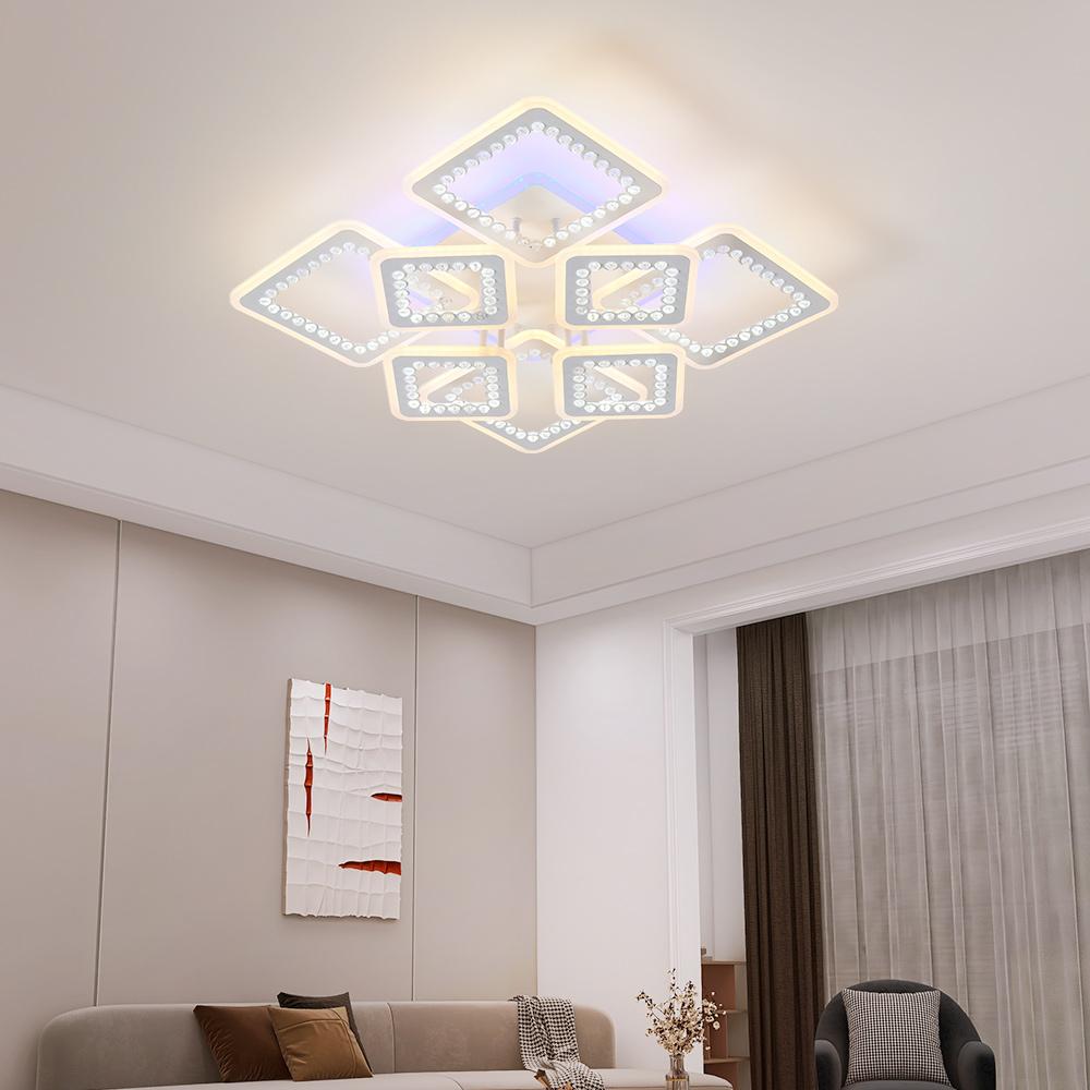 LED Ceiling Chandeliers with Remote Control-TI00389-Veeddydropshipping