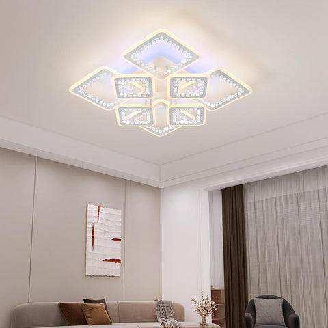 LED Ceiling Chandeliers with Remote Control-TI00389-Veeddydropshipping