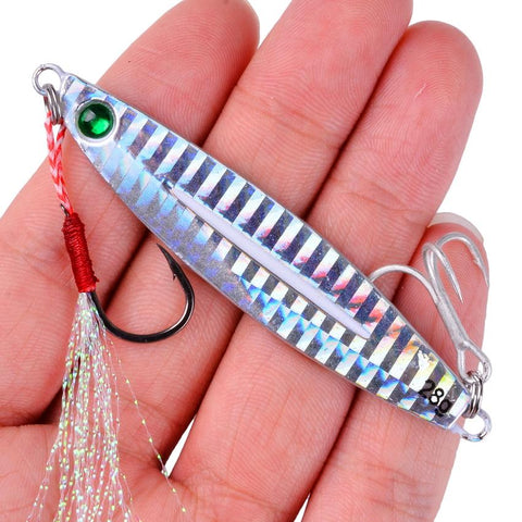 Aorace 1Pcs Metal Cast Jig Spoon 7g-10g-14g-17g-21g-28g-40g-60g Casting Jigging -OS00468-Veeddydropshipping