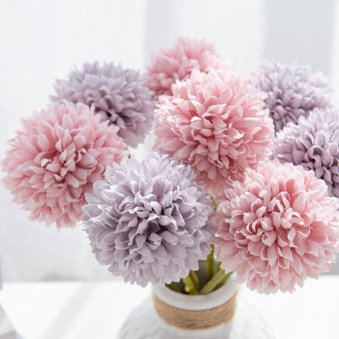 Silk Hydrangea Wedding Car Decorative Flowers-HA00739-Veeddydropshipping