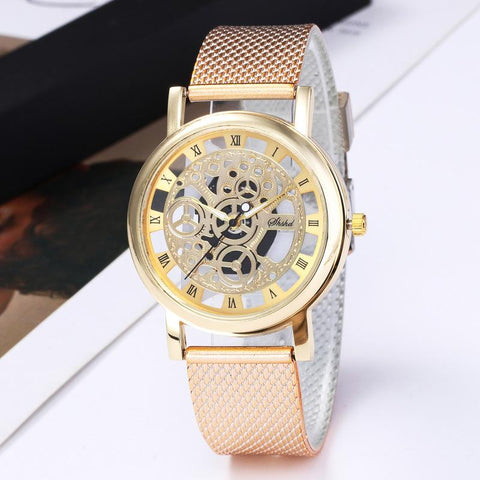 Luxury Stainless Steel Quartz Sport Plastic Band Dial Wristwatch-JW01131-Veeddydropshipping