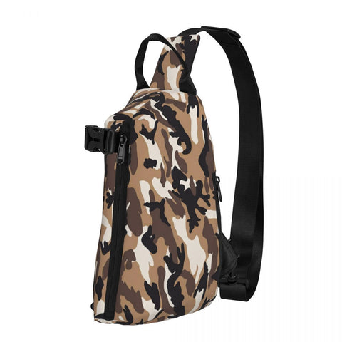 Camouflage  Cool Chest Bag Women Trip Daily Sling Bag-BS00335-Veeddydropshipping