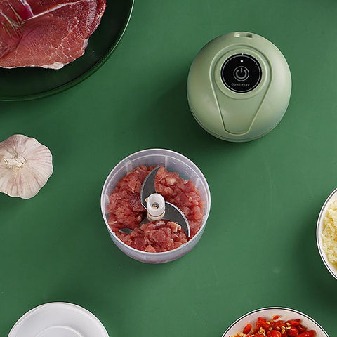 Electric Mini Garlic Chopper USB Meat Grinder-HA01948-Veeddydropshipping