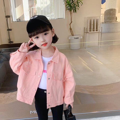 Spring Autumn Kids Jacket Outerwear Girl Floral Coat-TB00989-Veeddydropshipping