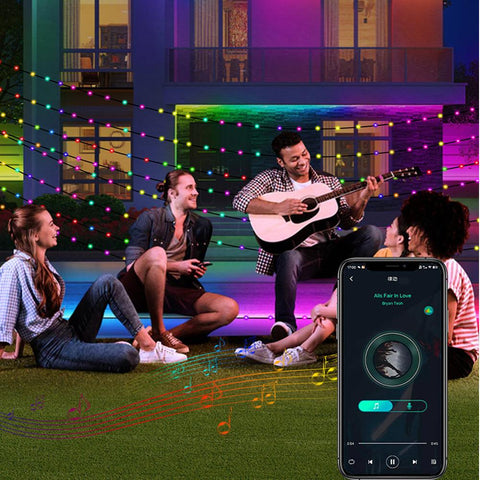 Wedding Decoration LED Smart Garland RGBIC String Lights Easter App-TI00928-Veeddydropshipping