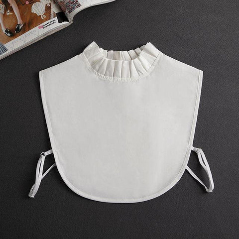 Lace Ladies Front Tie Fake Collar-WF01138-Veeddydropshipping