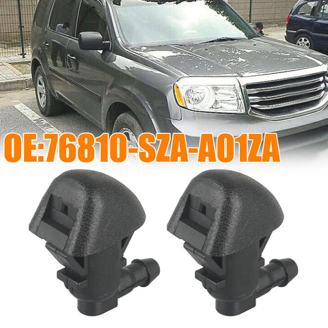2Pcs Front Windshield Wiper Washer Jet Nozzle 76810-SZA-A01ZA-AM00212-Veeddydropshipping