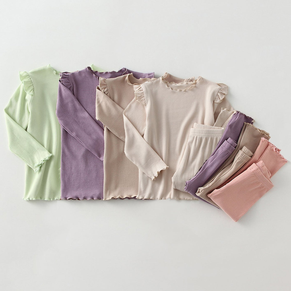 Kids Pajamas Sets Girl Boy Sleepwear Suit Autumn Winter Kids-TB01078-Veeddydropshipping