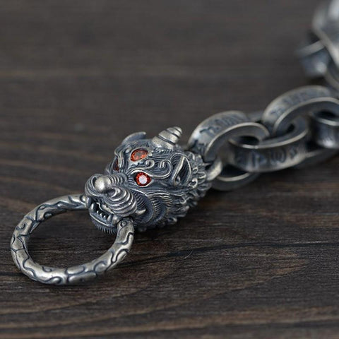 100% Ture Solid S925 Silver Antique Bracelet -JW00113-Veeddydropshipping