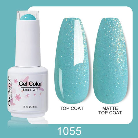 116 color 15ML Nail Gel Polish Matte Top Coat Semi Permanent-BH01008-Veeddydropshipping