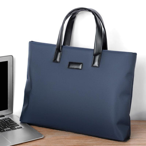 handbag with pattern Pu file bag printed logo horizontal-BS00492-Veeddydropshipping