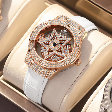 Quartz Luxury Diamonds Waterproof  Elegant Quartz Watch -JW00990-Veeddydropshipping