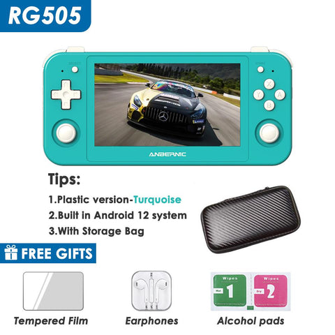 ANBERNIC RG505 Retro Handheld Game Console 4.95 inch OLED Touch Screen -CE01402-Veeddydropshipping