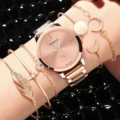 6/5/3PCS Luxury Women Watches Set Bracelet Wristwatches-JW01085-Veeddydropshipping