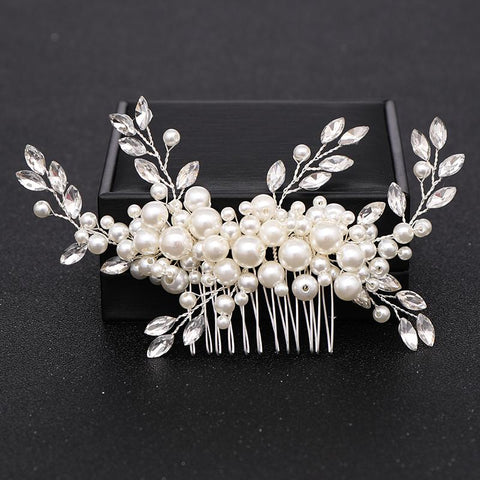 Wedding Hair Combs Hair Accessories-WF01285-Veeddydropshipping