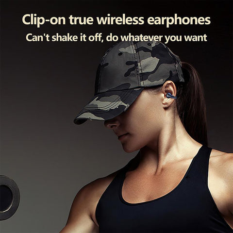 TWS Q80 Wireless Headphones Bluetooth 5.3 Bone Conduction Earphones Earclip-Veeddydropshipping