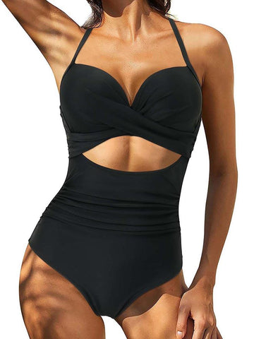 Sexy Push Up One-piece Swimsuits for Women Plus Size Swimwear Bodysuits -OS00007-Veeddydropshipping