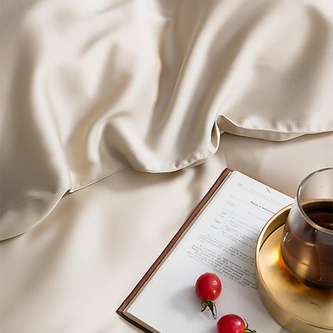Luxury Bedding Set Silk Healthy Duvet Cover Set-HA00393-Veeddydropshipping