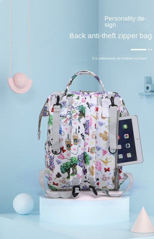 Disney 2022 New Diaper Bag Backpack Multifunctional Baby Bag-TB00191-Veeddydropshipping
