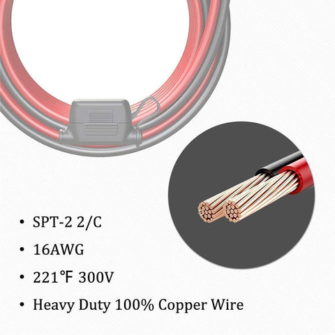 12V Charger Cable for Motorcycle Battery Terminal To SAE Quick Extension Cord Cable-CE00188-Veeddydropshipping