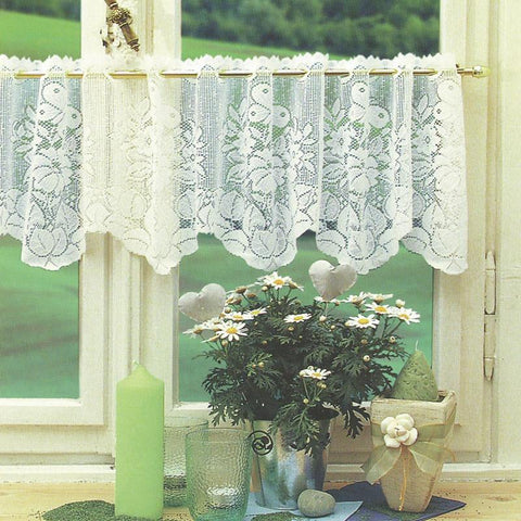 Lace Curtain Window Tulle Butterfly Curtains-HA01834-Veeddydropshipping