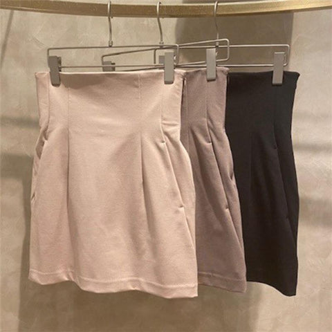 Solid Empire Slim Knee Sexy Mini Skirts Women-WF00477-Veeddydropshipping